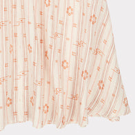 Caramel Greenwich Kid's Dress Rose Tan Linen | BIEN BIEN www.bienbienshop.com