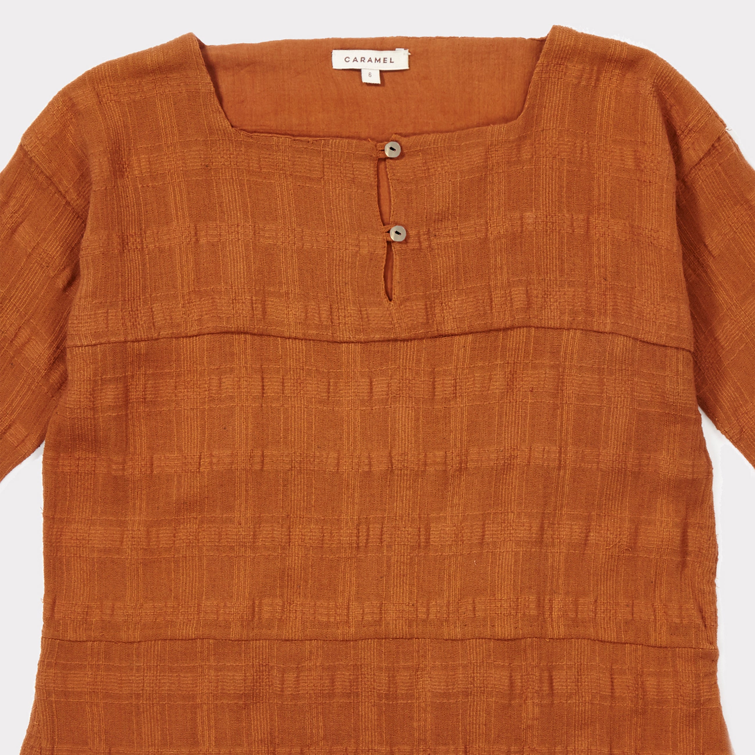 Caramel London Varna Girl's Dress in Camel | BIEN BIEN