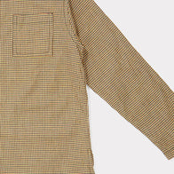 Caramel Momus Kid's Shirt Forest Microcheck | BIEN BIEN www.bienbienshop.com