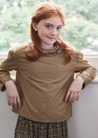 Caramel London Aetna Kid's Skirt Polka Flower Putty | BIEN BIEN www.bienbienshop.com