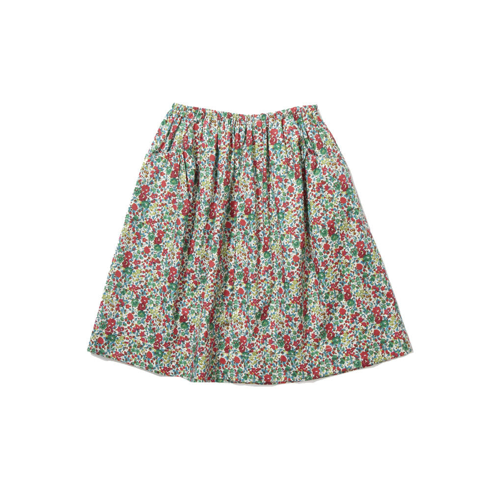 Caramel Celtuce Girl's Skirt in Green Liberty | BIEN BIEN