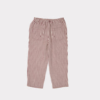 Caramel Squid Unisex Kid Trousers Brown Burgundy Stripe | BIEN BIEN