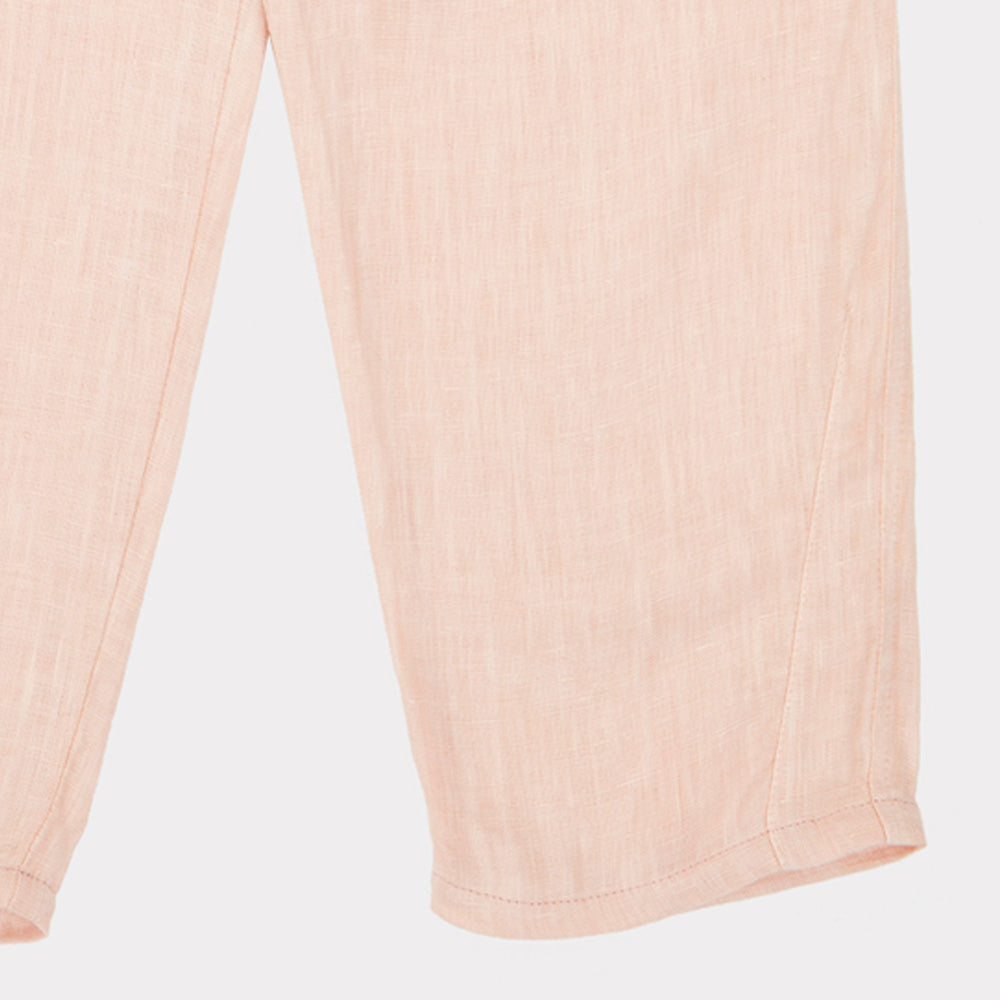 Caramel Aldgate Kid's Trouser Shell Pink Linen | BIEN BIEN www.bienbienshop.com