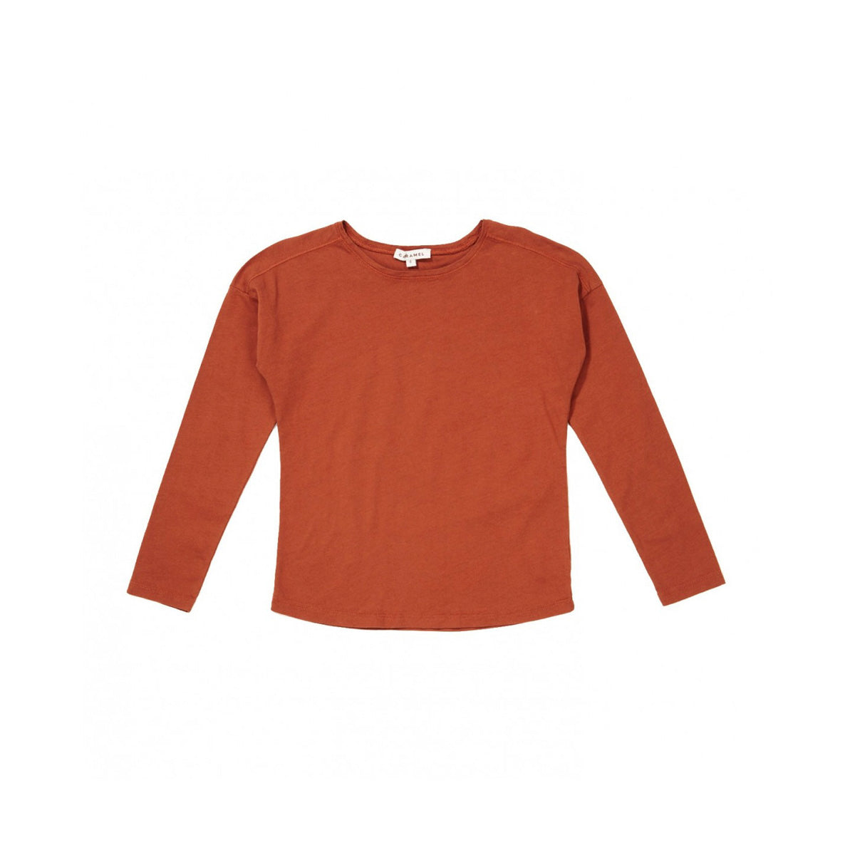 Caramel Hectate Kid's Long Sleeve Tee Carnelian | BIEN BIEN www.bienbienshop.com