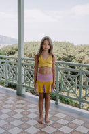 We Are Kids Alice Smocked Bikini Top Happy Curry NEW | BIEN BIEN bienbienshop.com