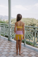 We Are Kids Alice Smocked Bikini Top Happy Curry NEW | BIEN BIEN bienbienshop.com