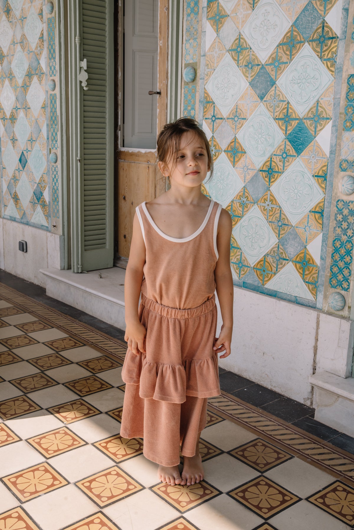 NEW We Are Kids Elsa Kid's Terry Skirt Sunkiss | BIEN BIEN