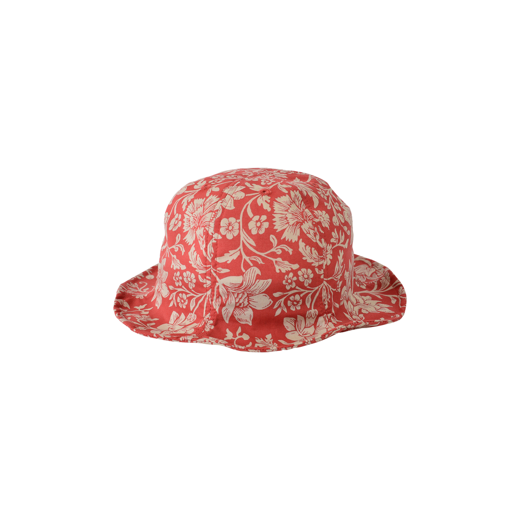 East End Highlanders Tulip Kid's Bucket Hat Red Floral | BIEN BIEN www.bienbienshop.com