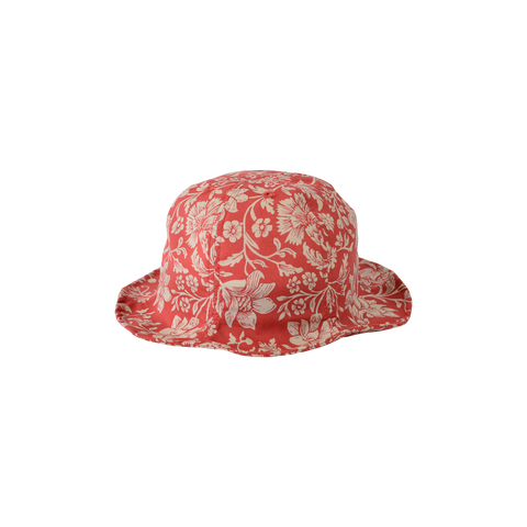 East End Highlanders Tulip Kid's Bucket Hat Red Floral | BIEN BIEN www.bienbienshop.com