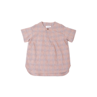 East End Highlanders Skew Kid's Pullover Top Brown Plaid | BIEN BIEN www.bienbienshop.com