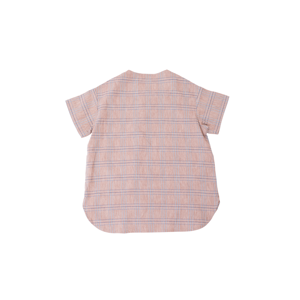East End Highlanders Skew Kid's Pullover Top Brown Plaid | BIEN BIEN www.bienbienshop.com