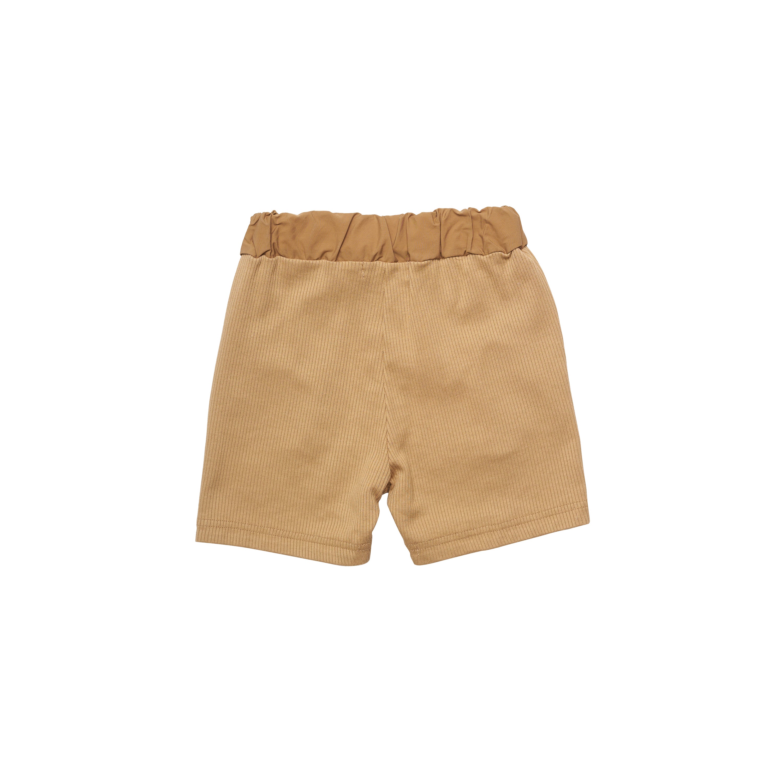 East End Highlanders Jersey Ribbed Kid's Shorts Beige | BIEN BIEN www.bienbienshop.com