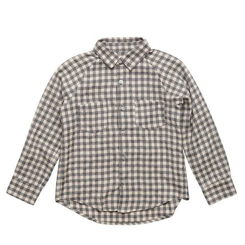 Kid's Raglan Buttondown Shirt