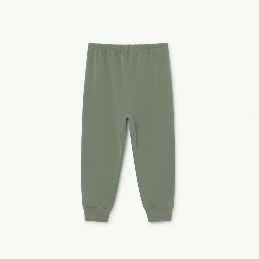 NEW The Animals Observatory Panther Kid's Jogger Pant Soft Green | BIEN BIEN bienbienshop.com