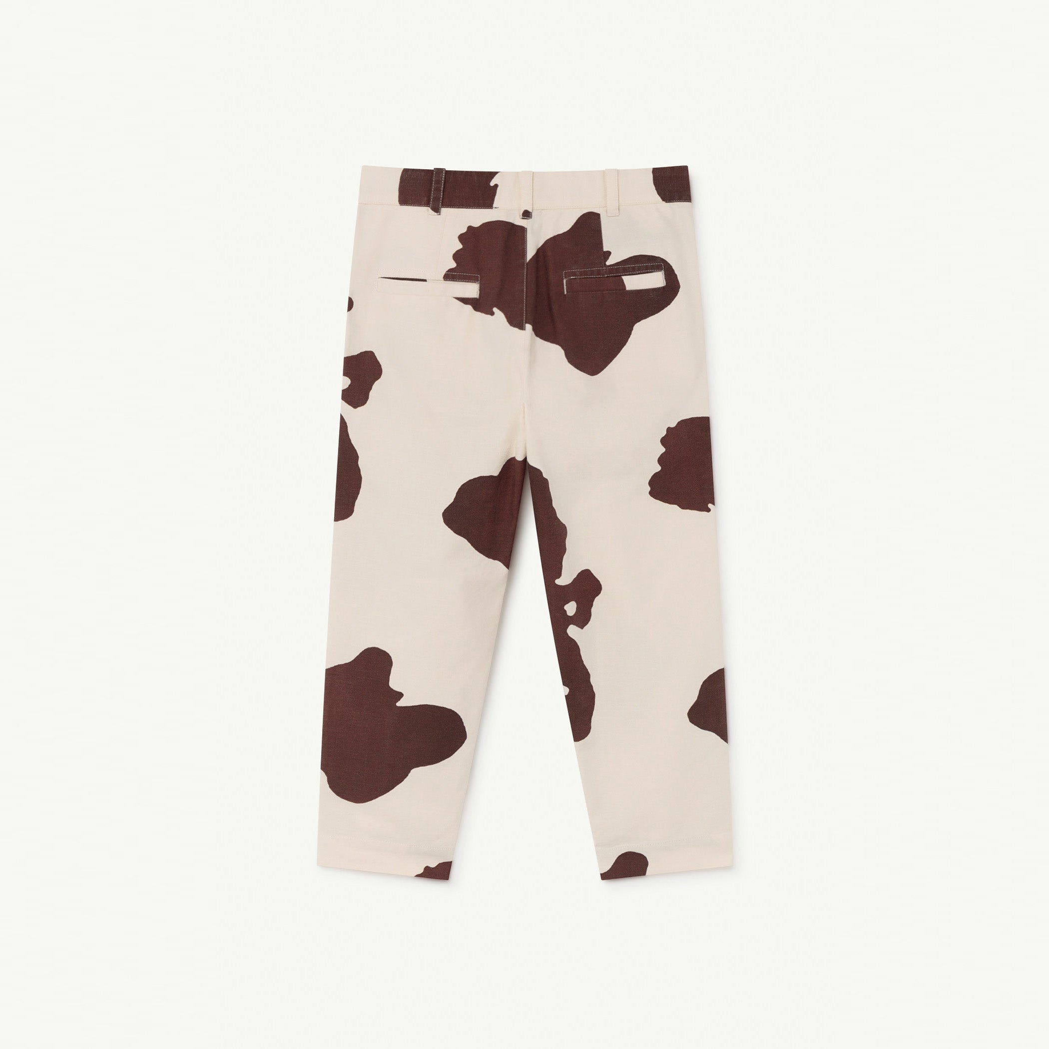 NEW The Animals Observatory Camel Kid's Chino Trouser White Cow