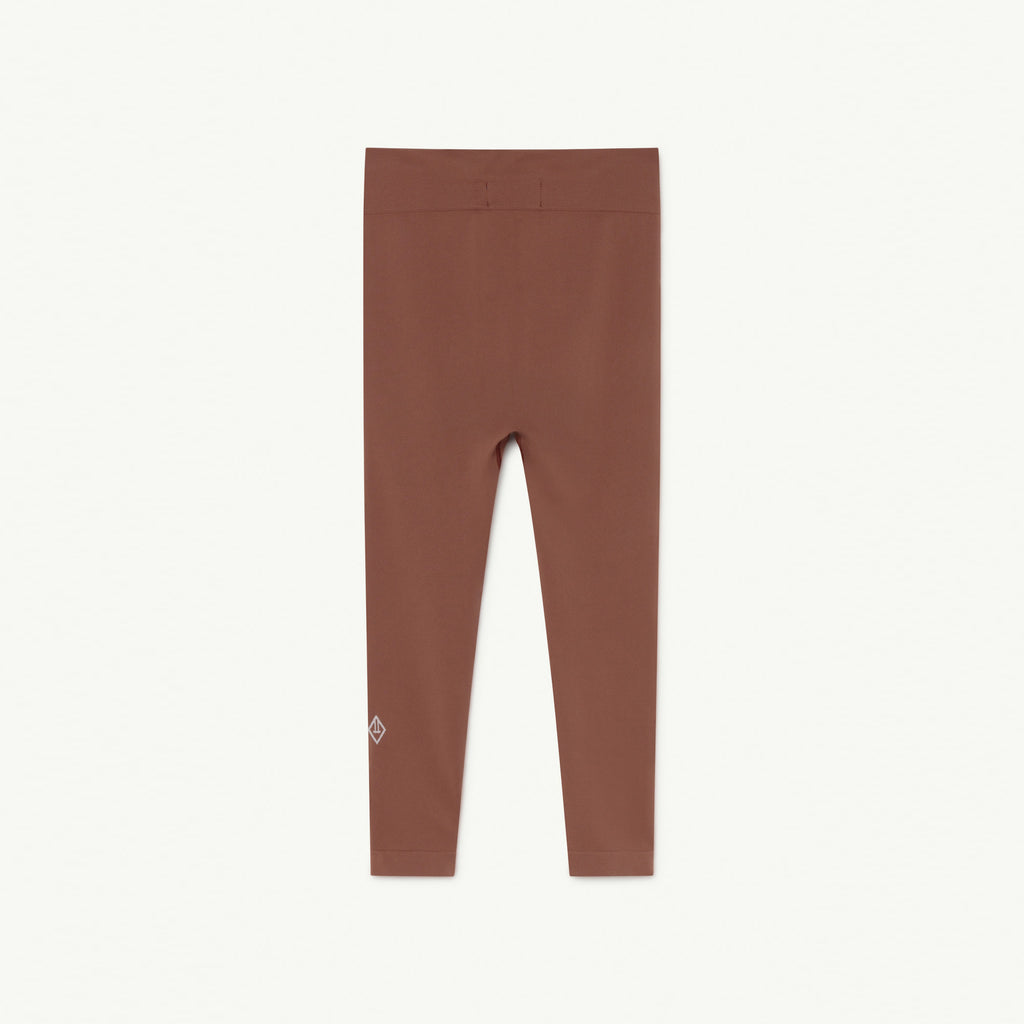 NEW The Animals Observatory Alligator Kid's Leggings Dark Brown