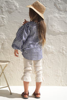 NEW House of Paloma Oracle Kids Blouse Taverna Gingham Check Linen | BIEN BIEN bienbienshop.com