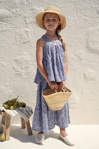 House of Paloma Yolanda Kids Wide Leg Tiered Culottes Florale Linen NEW | BIEN BIEN bienbienshop.com