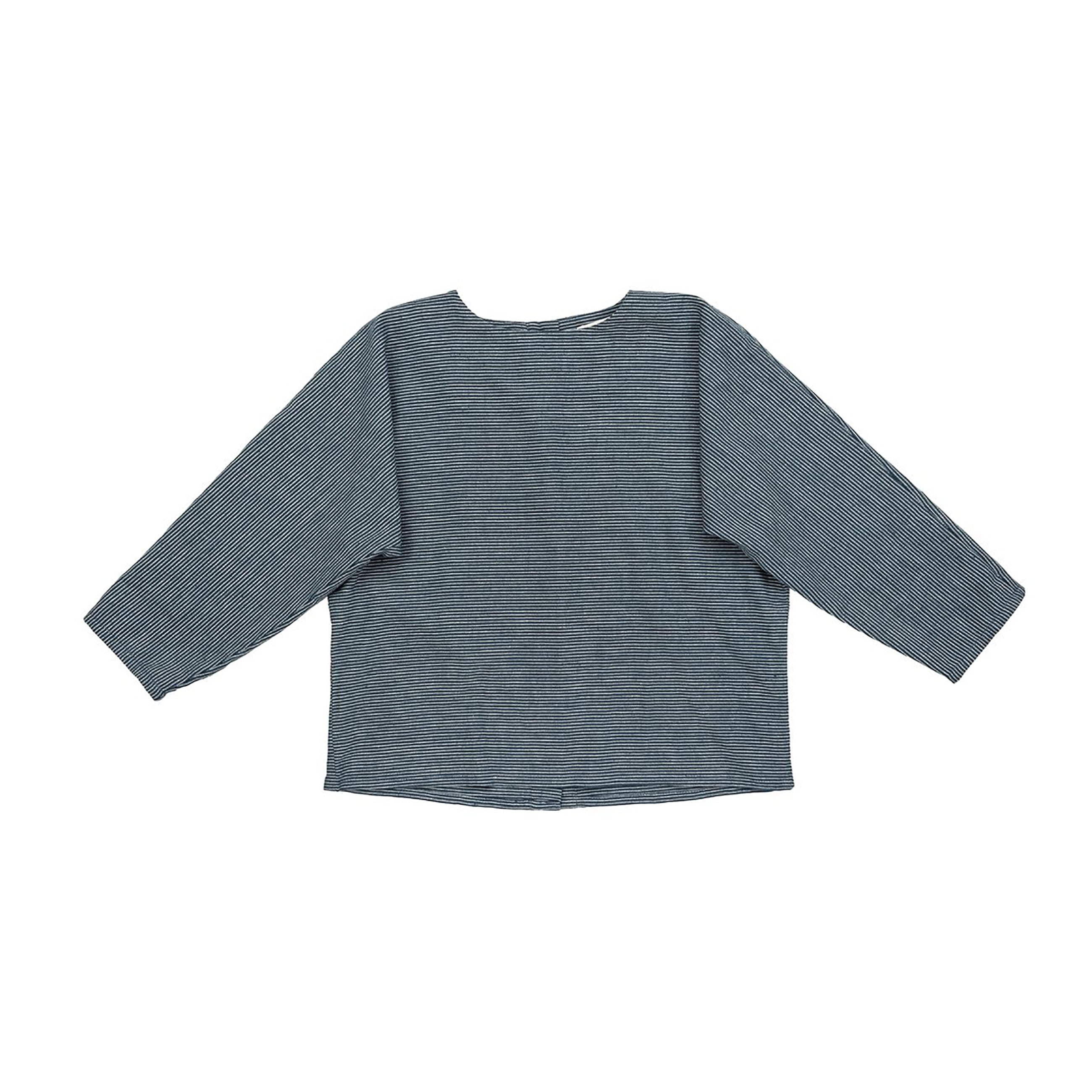 Ketiketa Sayaka Kid's Shirt Railroad Stripe Cotton | BIEN BIEN www.bienbienshop.com