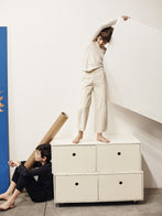 Le Petit Germain Emile Baby & Kid's Unisex Knit Legging Black Sand | BIEN BIEN www.bienbienshop.com