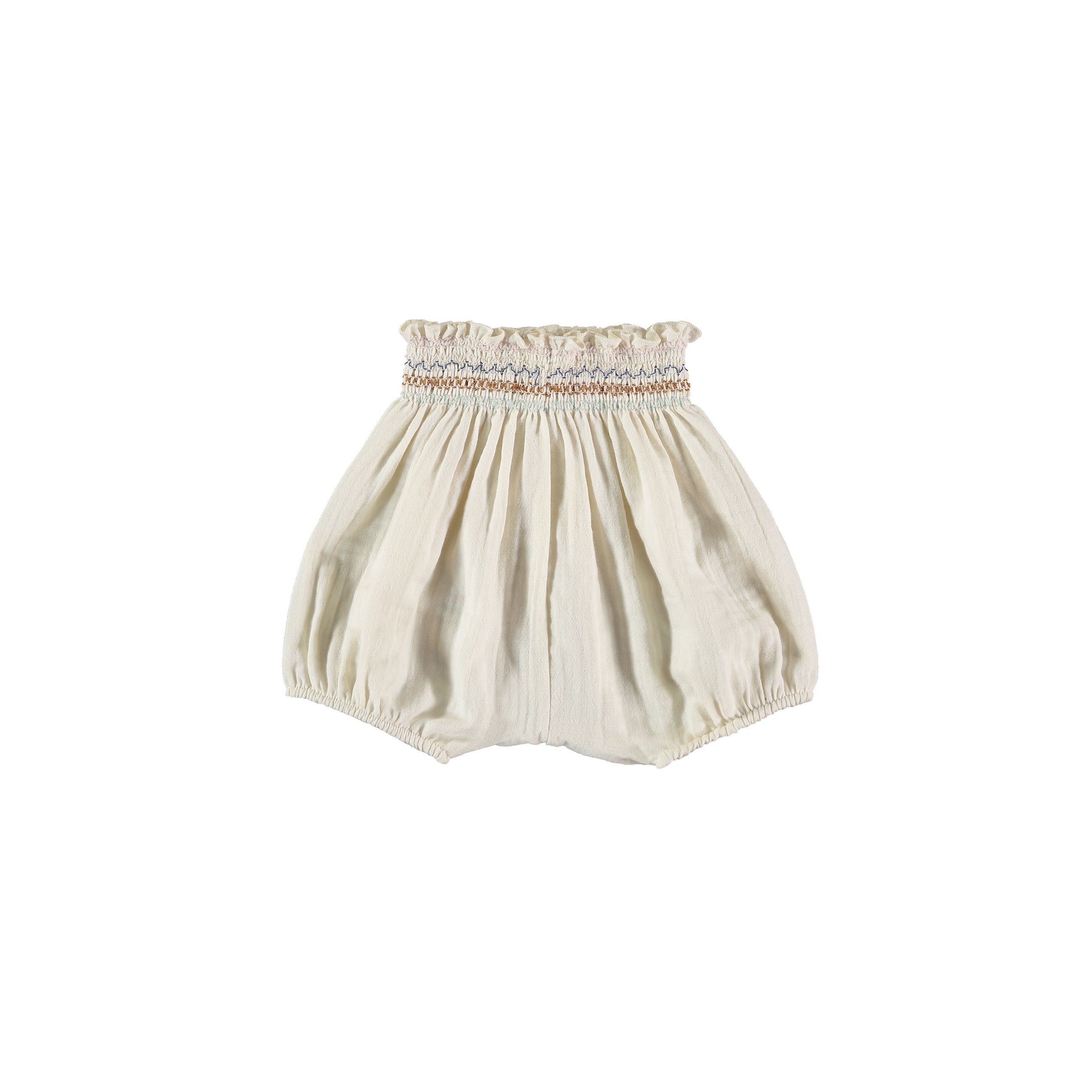 Liilu Smocked Bloomer Bottom Cru Natural | Organic Cotton | BIEN BIEN www.bienbienshop.com