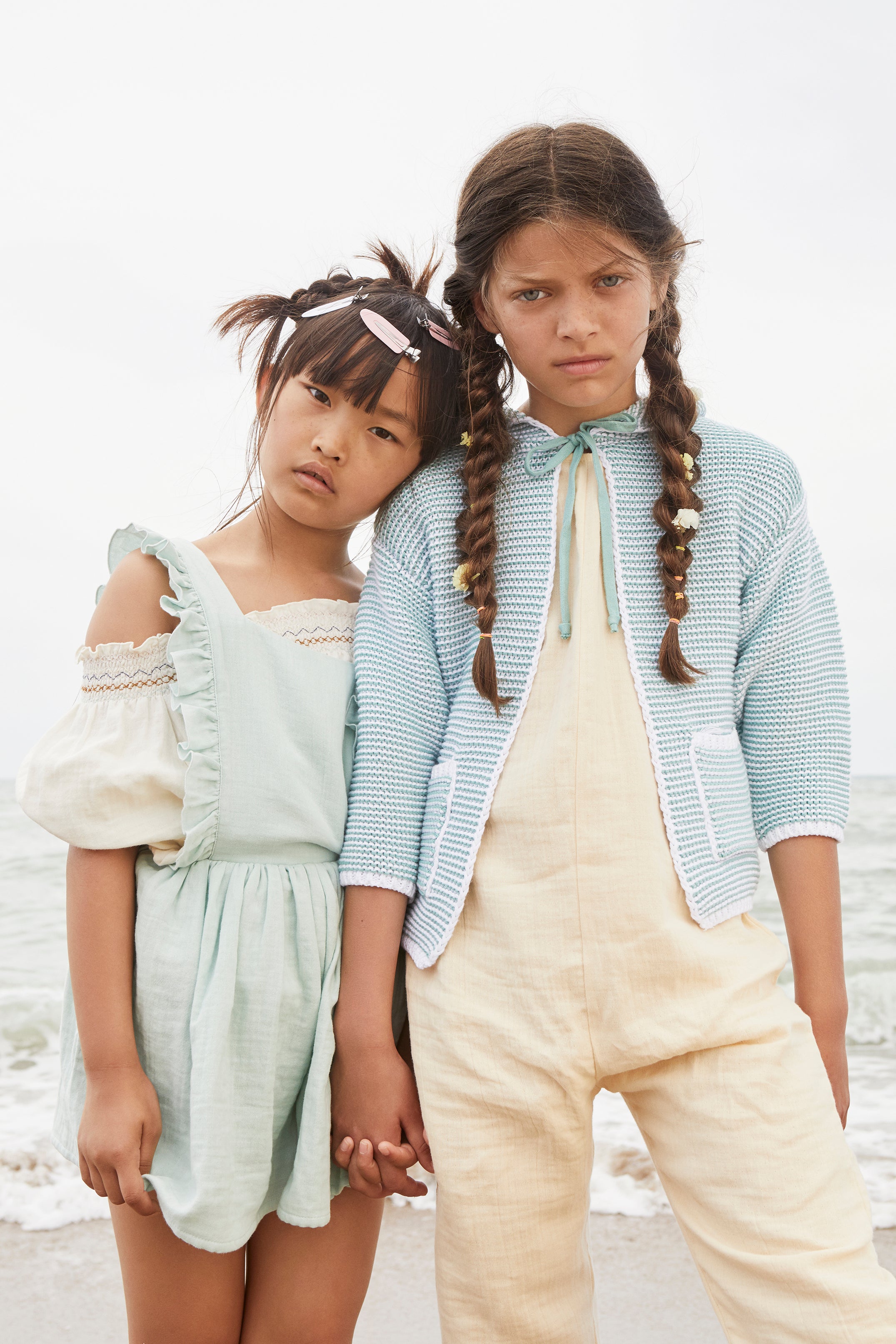 Liilu Smocked Embroidered Top Cru Natural | Organic Cotton | BIEN BIEN www.bienbienshop.com
