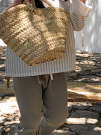 Liilu Ribbed Baby & Kid's Slim Legging Dry Sage Green Organic | BIEN BIEN www.bienbienshop.com