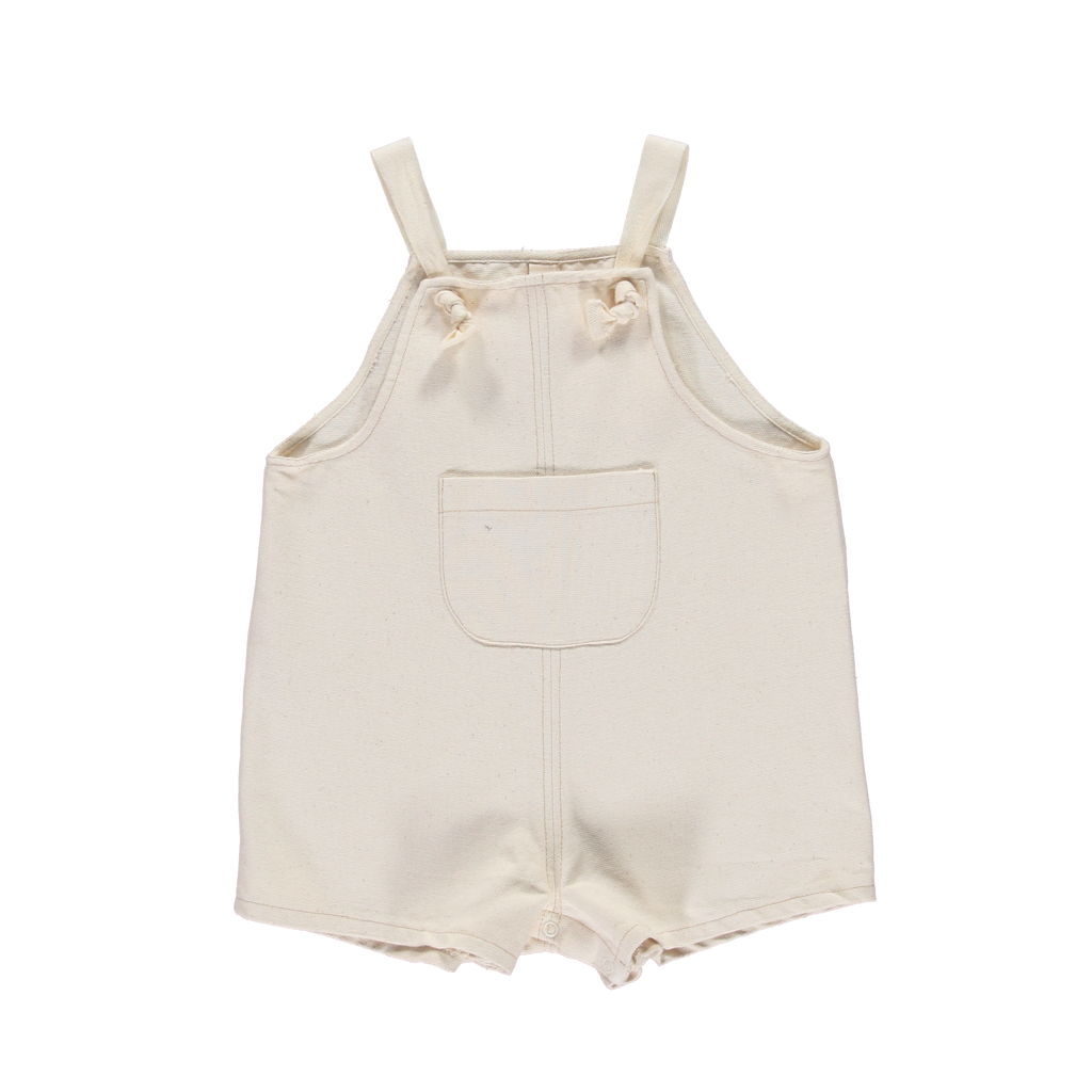 NEW LiiLU Denim Baby Romper Ecru Off-White Natural | BIEN BIEN bienbienshop.com