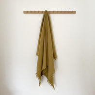 Liilu Beach Towel Pistachio Organic Cotton Muslin |  BIEN BIEN
