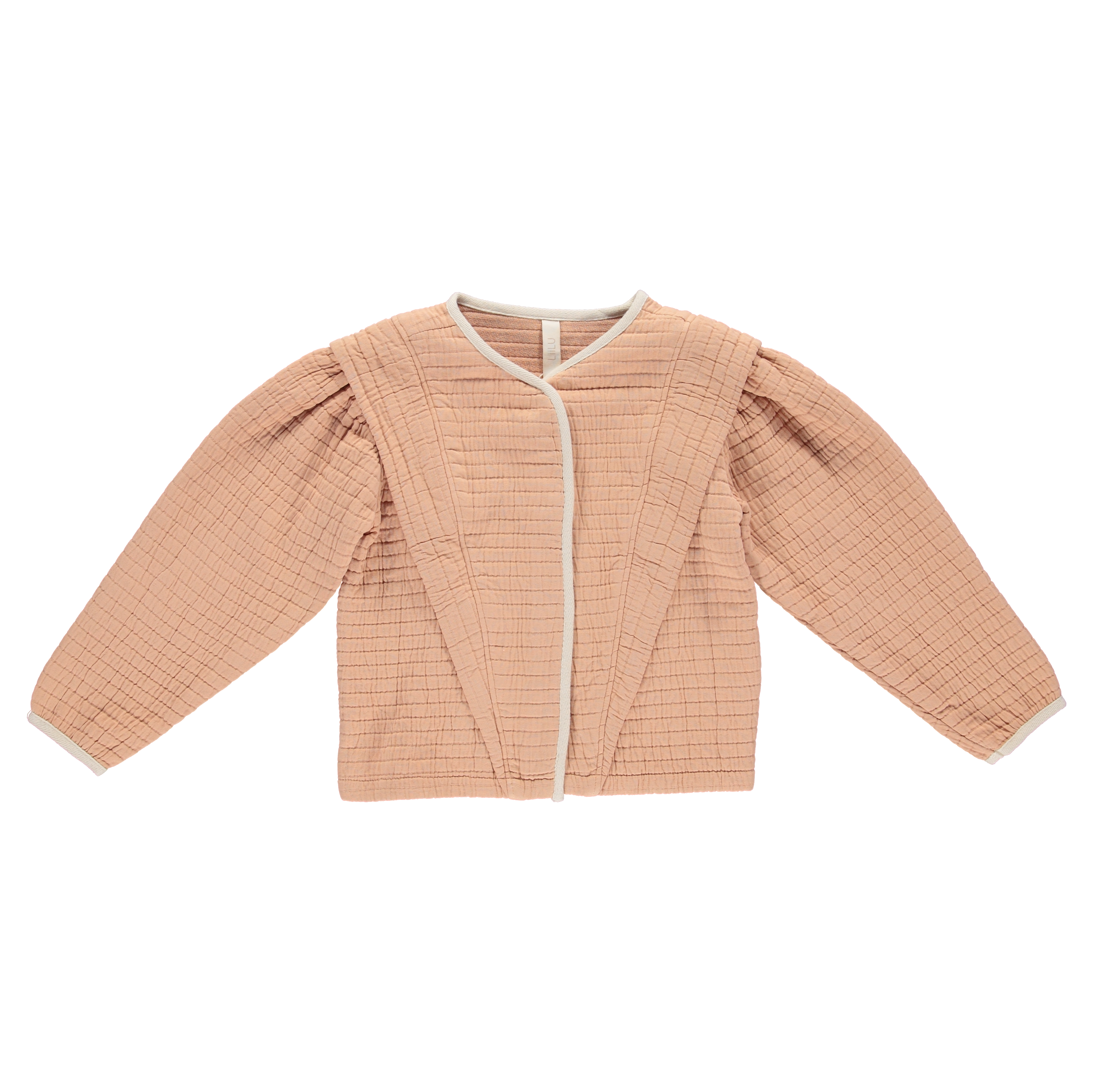 NEW LiiLU Quilted Fiona Puff Kid's Jacket Apricot Cream | BIEN BIEN bienbienshop.com