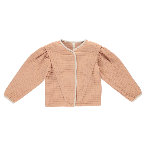 NEW LiiLU Quilted Fiona Puff Kid's Jacket Apricot Cream | BIEN BIEN bienbienshop.com