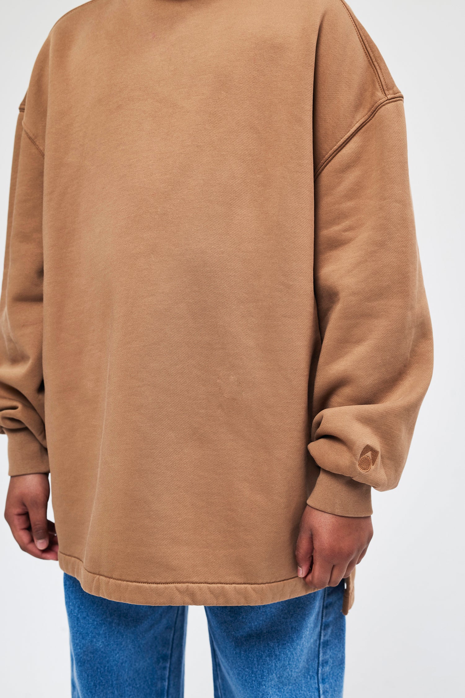 NEW Main Story UK Kids Sweatshirt Walnut Tan | BIEN BIEN