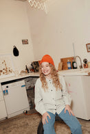 Main Story UK Kid Buttondown Corduroy Shirt Silver Birch | BIEN BIEN bienbienshop.com