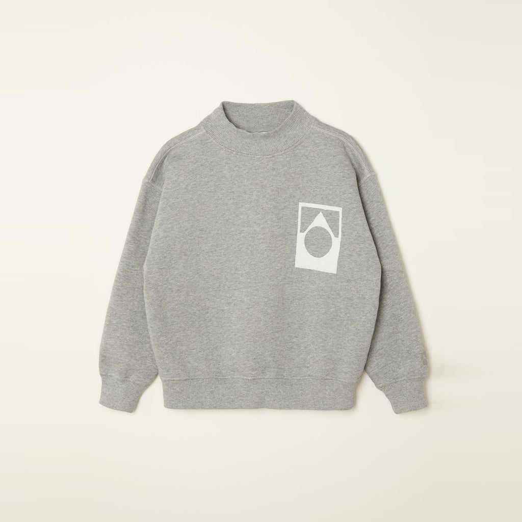 NEW Main Story UK Kid's Funnel Sweatshirt Heather Grey Marl | BIEN BIEN bienbienshop.com