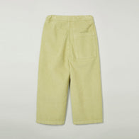 Main Story Kid's Barrel Corduroy Pant Wasabi Lime Yellow Green Trouser | BIEN BIEN bienbienshop.com