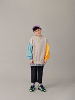 Main Story Kid's Straight Jean Cut Off Denim Washed Black | BIEN BIEN bienbienshop.com