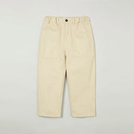 Main Story Kid's Artist Workwear Pant Pebble Ivory Off-White Trouser | BIEN BIEN bienbienshop.com