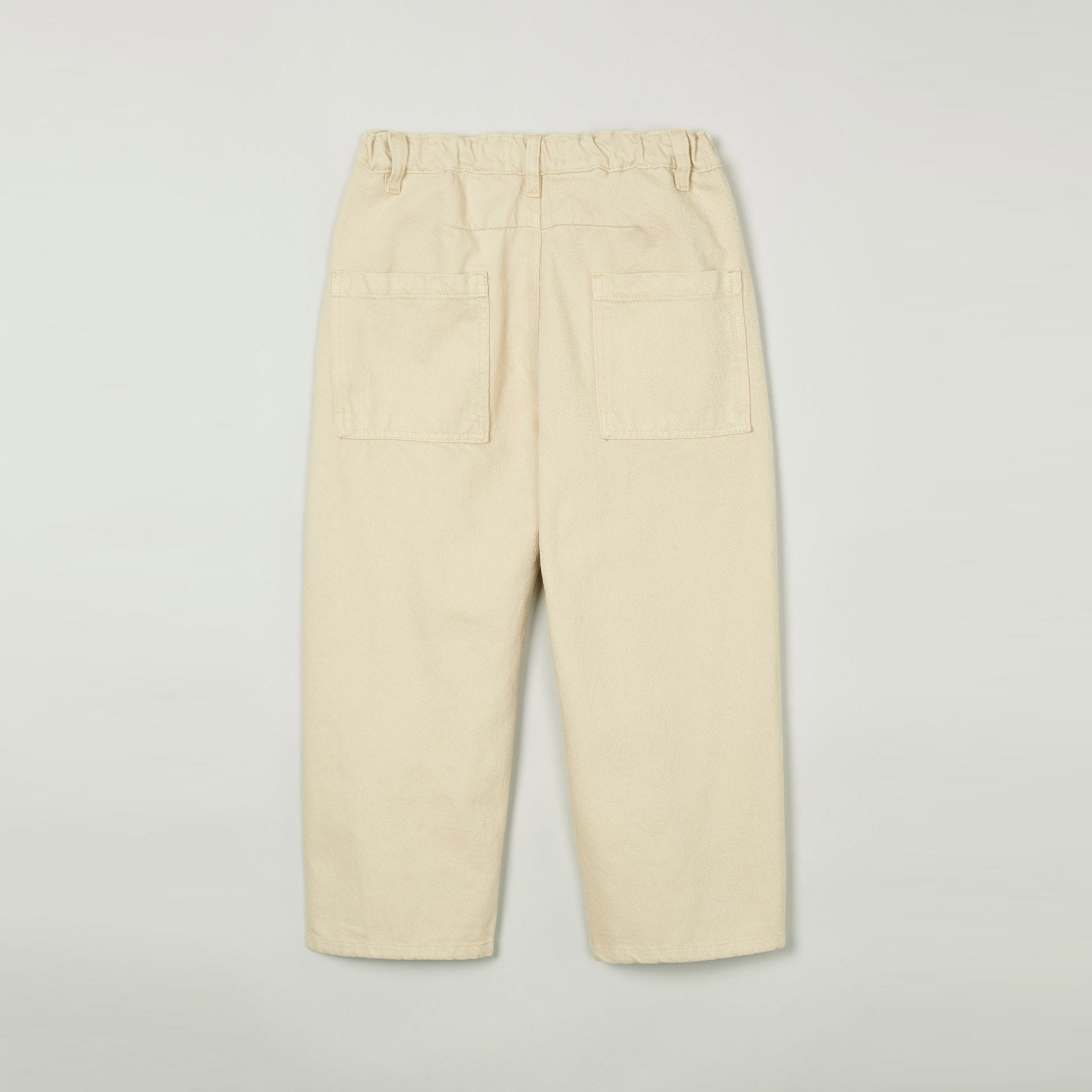 Main Story Kid's Artist Workwear Pant Pebble Ivory Off-White Trouser | BIEN BIEN bienbienshop.com