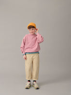 Main Story Kid's Artist Workwear Pant Pebble Ivory Off-White Trouser | BIEN BIEN bienbienshop.com