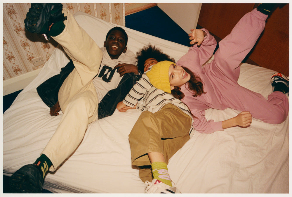Main Story Kid's Artist Workwear Pant Pebble Ivory Off-White Trouser | BIEN BIEN bienbienshop.com