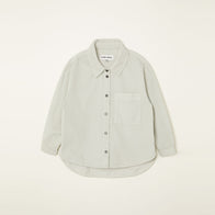 Main Story UK Kid Buttondown Corduroy Shirt Silver Birch | BIEN BIEN bienbienshop.com