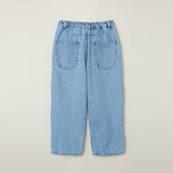 Main Story UK Kid's Loose Curved Leg Elastic Waist Jean Stonewashed Blue | BIEN BIEN bienbienshop.com