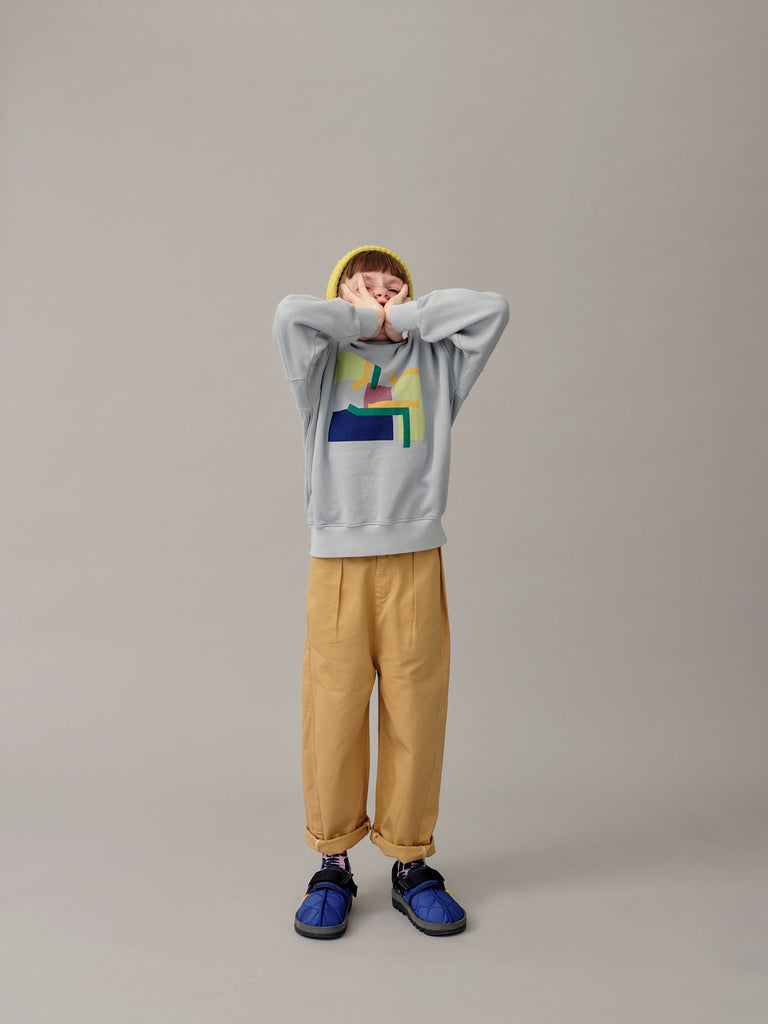 Main Story Kid's Barrel Twill Pant Sand Tan Trouser | BIEN BIEN bienbienshop.com