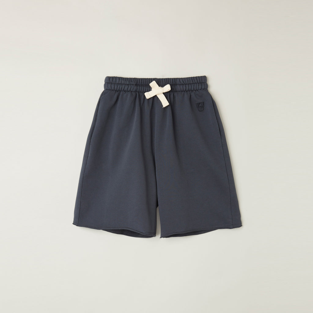 Main Story UK Kid's Cut-off Skate Short Phantom Charcoal Grey Fleece | BIEN BIEN bienbienshop.com
