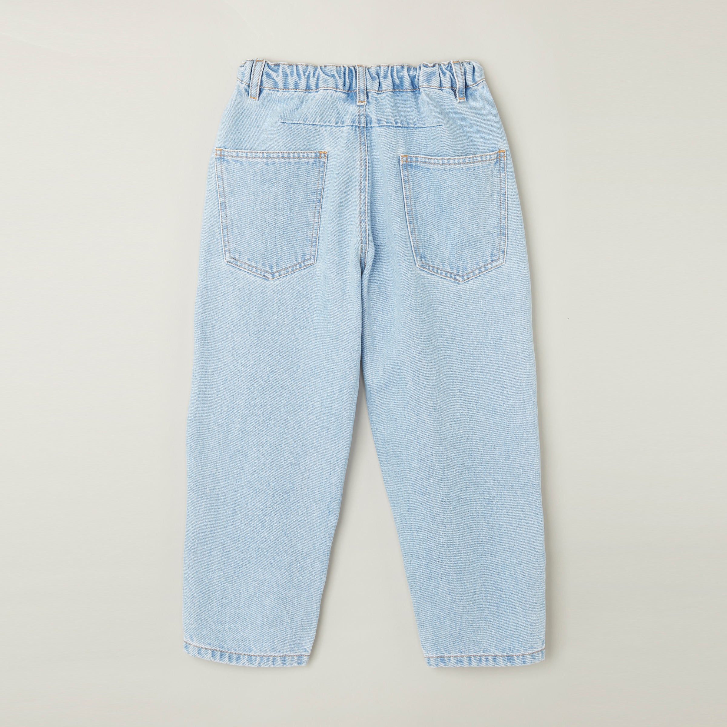 Main Story UK Kid's Tapered Pull-On Waist Jean Ice Blue Denim Light Wash | BIEN BIEN bienbienshop.com