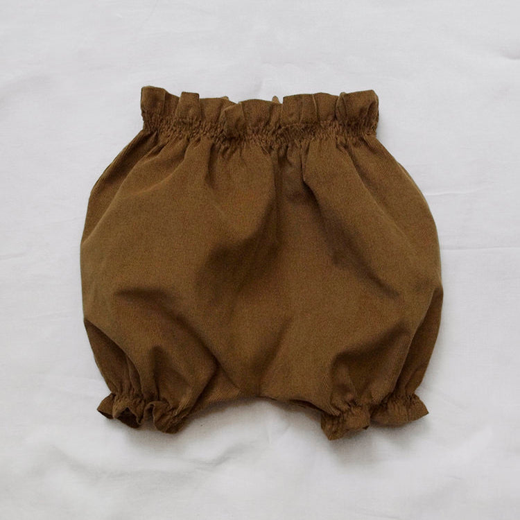 Makié Corduroy Unisex Baby Bloomer in Dark Mustard | BIEN BIEN bienbienshop.com
