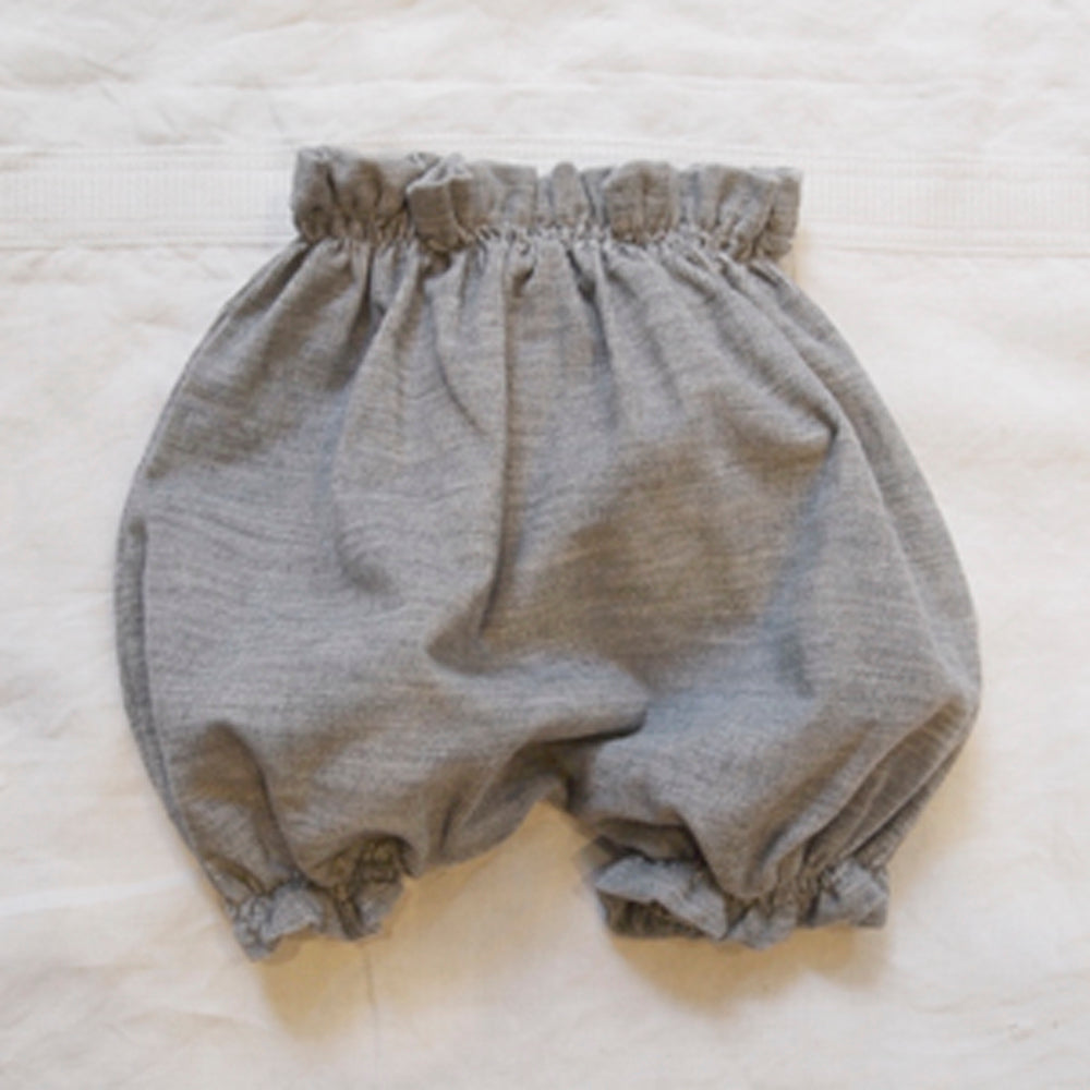 Makié Corduroy Baby Bloomer in Light Grey | BIEN BIEN