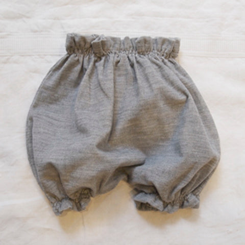 Makié Corduroy Baby Bloomer in Light Grey | BIEN BIEN