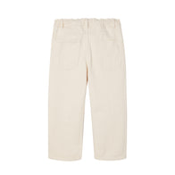Main Story Kid's Barrel Leg Twisted Seam Denim Jean Ecru Ivory NEW Bien Bien