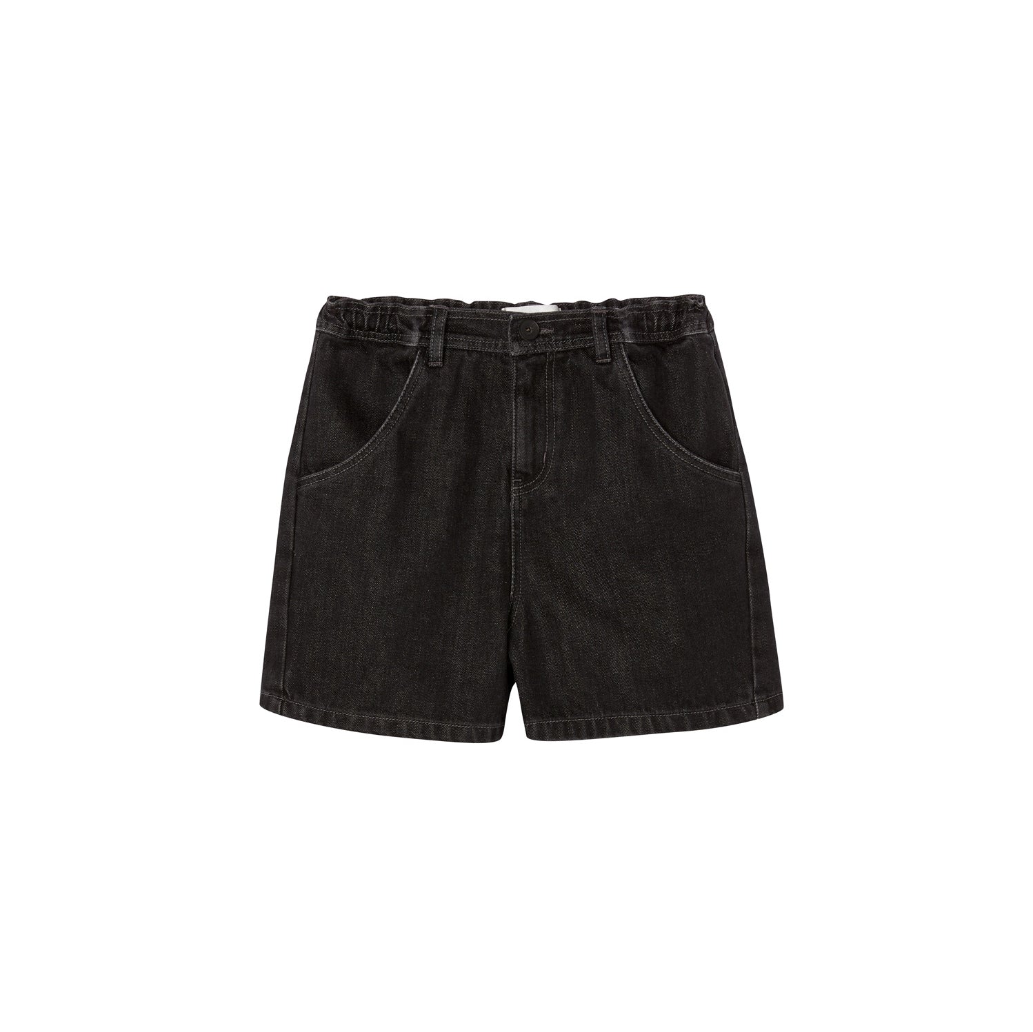 Main Story Kid's Organic Cotton Denim Short Black New | BIEN BIEN bienbienshop.com
